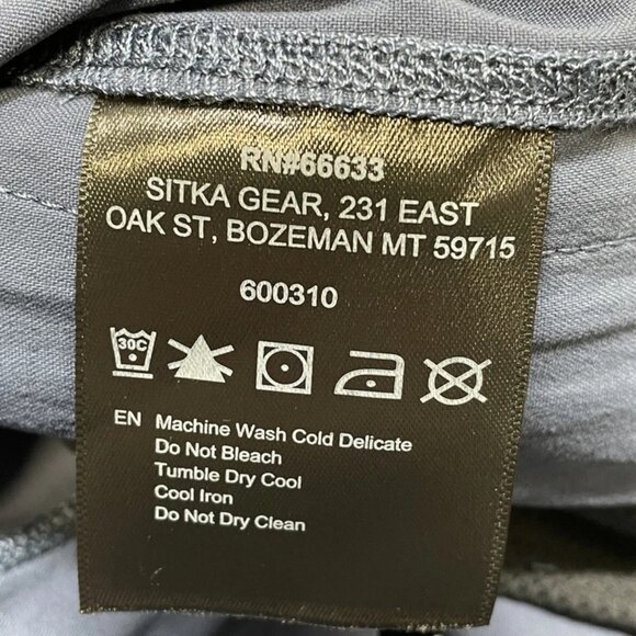 NEW SITKA Men's Shorts Amphib 7.5 Inch Size 40 Blue - Picture 6 of 11